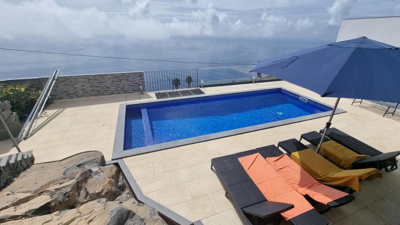Majestic Seaview Villa Fajã da Ovelha Esterno foto